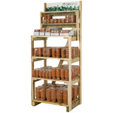 Deroma 2.5 in. H X 3.5 in. D Terracotta Cylinder Planter Terracotta