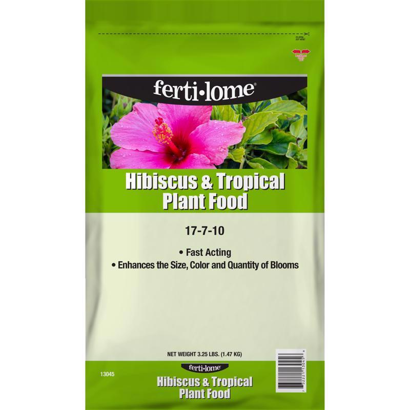 Ferti-lome HIBISCUS AND TROPICAL PLANT FOOD 17-7-10 Granules Plant Food 4 lb