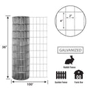 American Posts 36 in. H X 100 ft. L Steel Welded Wire Fence 2 in.