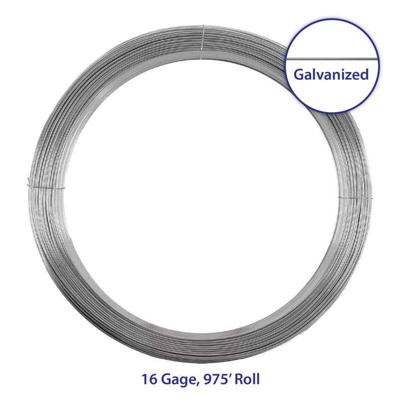 American Posts 975 ft. L Galvanized Steel 16 Ga. Wire