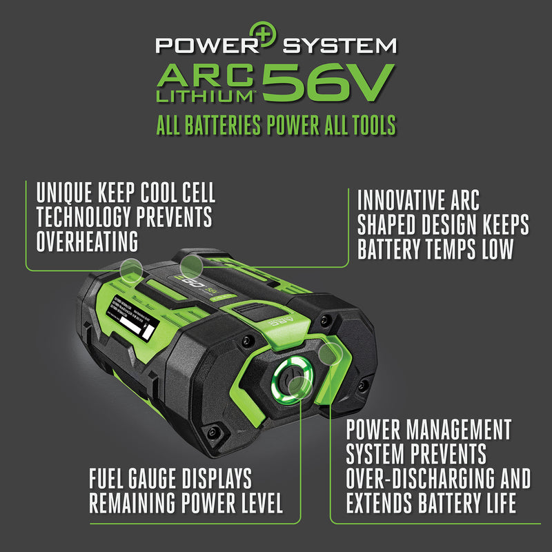 EGO 56V Power+ BA1400T 2.5 Ah Lithium-Ion Battery 1 pc