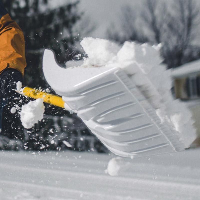 The Snowplow The Snow Dominator 18 in. W X 57.5 in. L Poly Snow Shovel