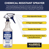 Harris Chemical Resistant 32 oz Mister/Sprayer Spray Bottle