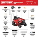Craftsman CMXGRAM1130036 42 in. Gear Gas Riding Mower