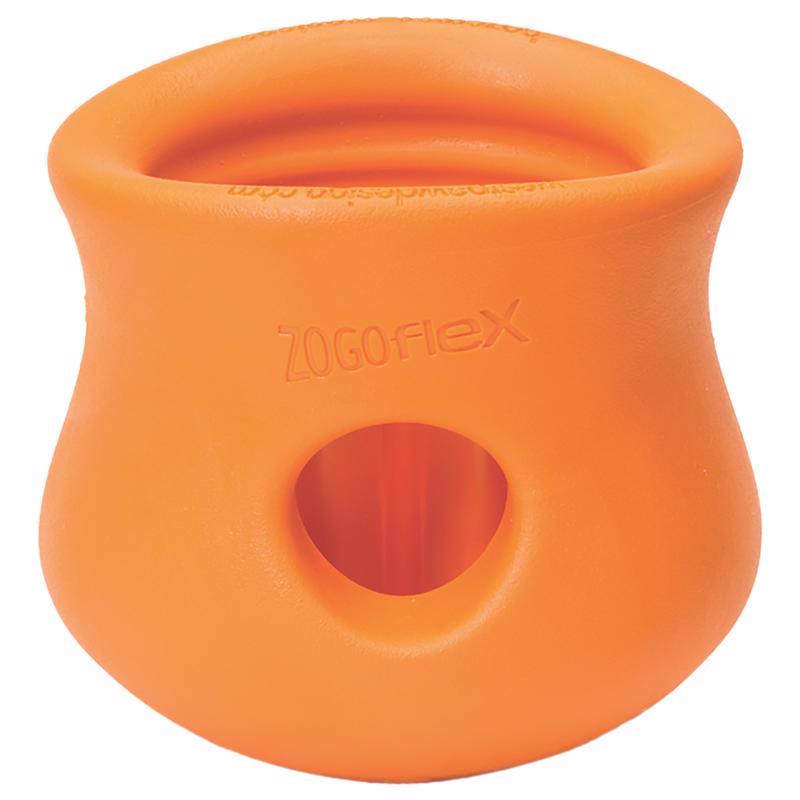 West Paw Zogoflex Orange Plastic Toppl Pet Toy Large 1 pk