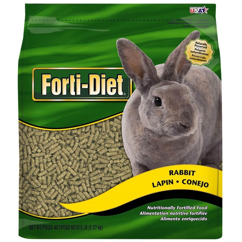 Kaytee Forti-Diet Natural Pellets Rabbit Food 5 lb