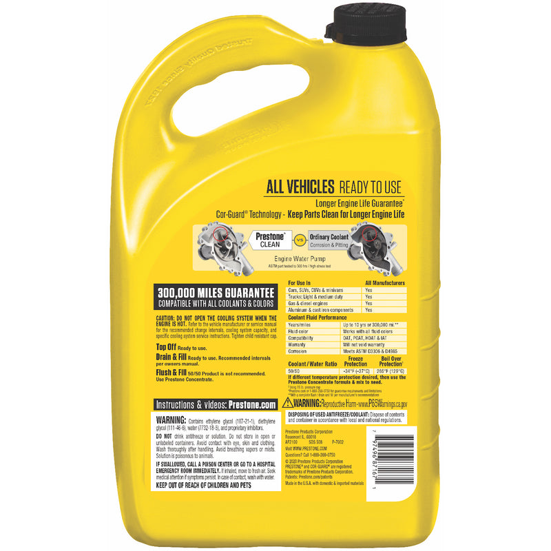 Prestone 50/50 Antifreeze/Coolant 1 gal