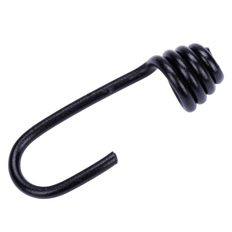 Keeper Black Bungee Cord Hooks 3 in. L X 1/4 to 5/16 in. 4 pk