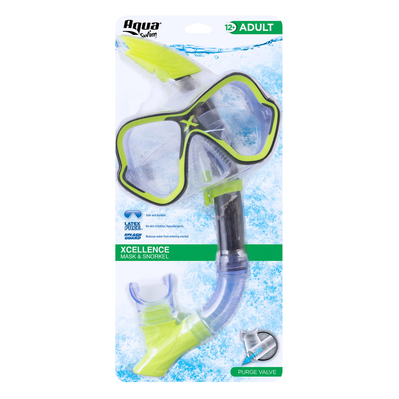 Aqua Swim Optum TriView Assorted Youth Mask/Dry Top Snorkel