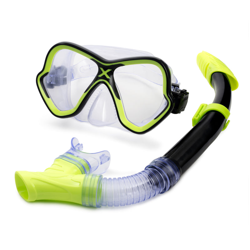 Aqua Swim Optum TriView Assorted Youth Mask/Dry Top Snorkel
