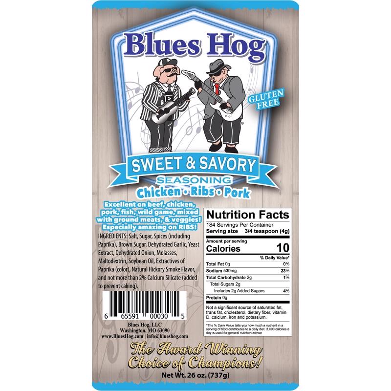 Blues Hog Sweet & Savory Seasoning Rub 26 oz