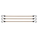 Keeper Multicolored Bungee Cord 24 in. L X 0.315 in. 3 pk