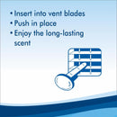 Refresh Your Car! New Car /Cool Breeze Scent Car Vent Clip 0.7 oz Solid