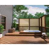 Coolaroo Polyethylene Medium Shade Fabric Shade Cloth 50 ft. H X 12 ft. W