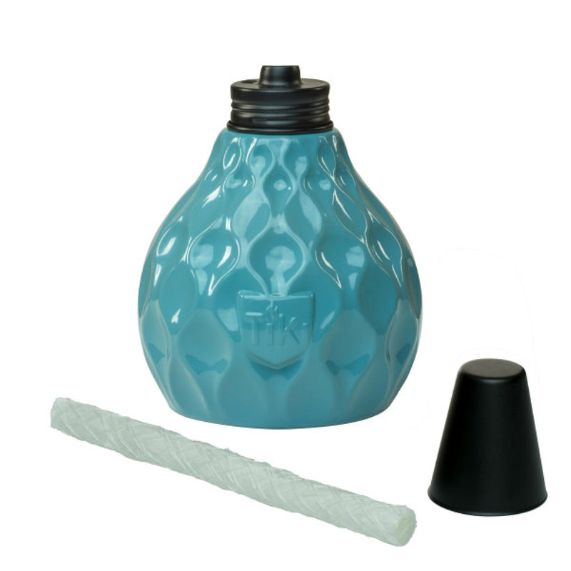 TIKI Assorted Glass 6 in. Marine Glass Tabletop Torch 1 pc