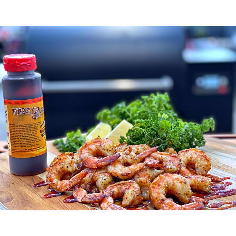 Chef J's BBQ Provisions Sweet and Spicy Fire Honey 12 oz