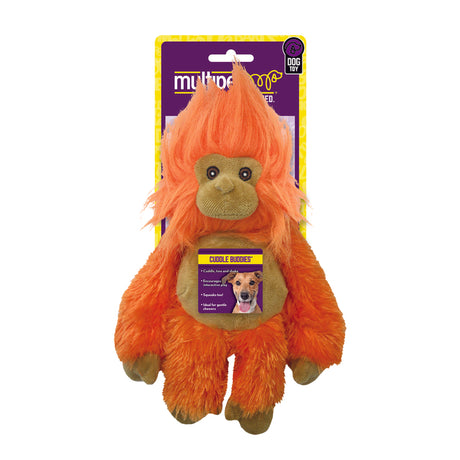 Multipet Bark Buddies Assorted Polyester Monkey, Lemur, Sloth, Tamarin, and Koala Dog Toy Medium
