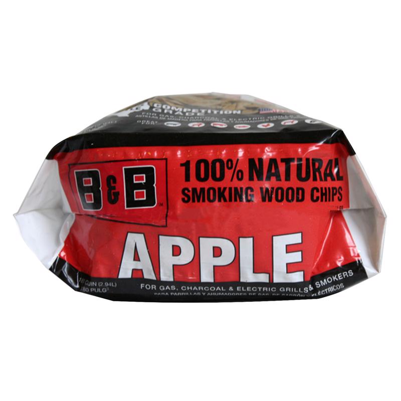 B&B Charcoal All Natural Apple Wood Smoking Chips 180 cu in
