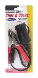 CLIPS BATTERY SOCKET 12V