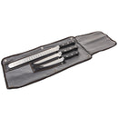 KNIFE SET BLK/SLV 3PC