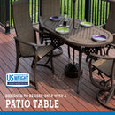 US Weight Black Classic Resin Umbrella Base