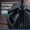 US Weight Black Classic Resin Umbrella Base