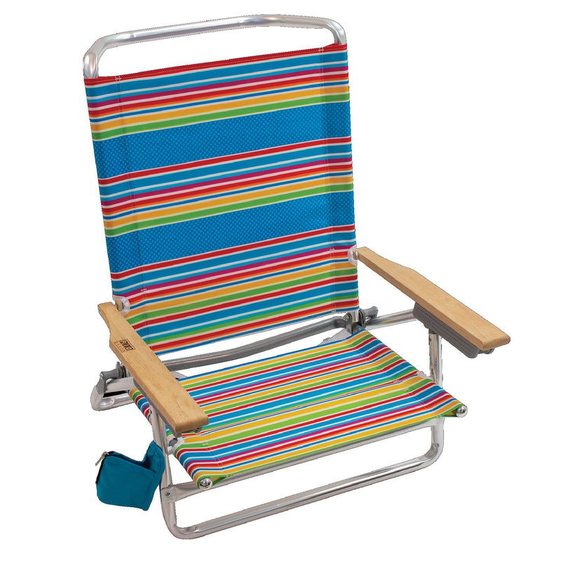 Rio Brands 5-Position Assorted Beach Folding Chair
