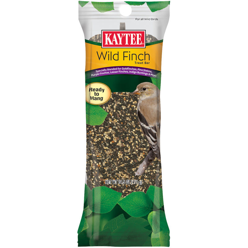 Kaytee Wild Finch Treat Bar Songbird Hulled Sunflower Seed Energy Treat Bar 14.5 oz