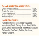 Kaytee Wild Finch Treat Bar Songbird Hulled Sunflower Seed Energy Treat Bar 14.5 oz