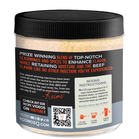 Kosmos Q Injections Smoke House Reserve Blend Marinade Mix 14.5 oz