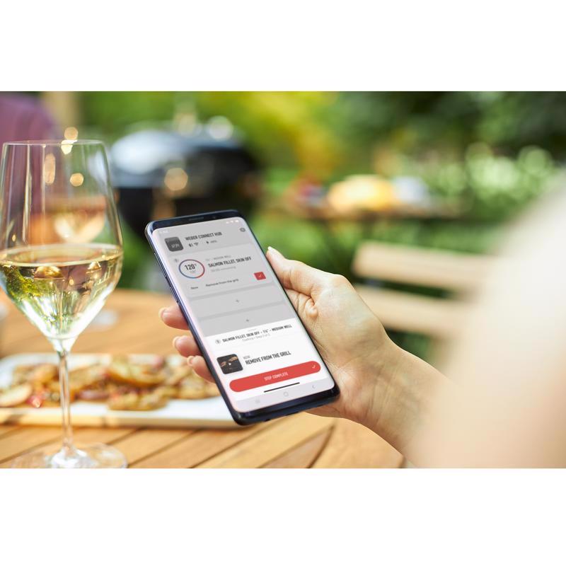 Weber Connect Digital WiFi Enabled Bluetooth Enabled Grill/Meat Thermometer