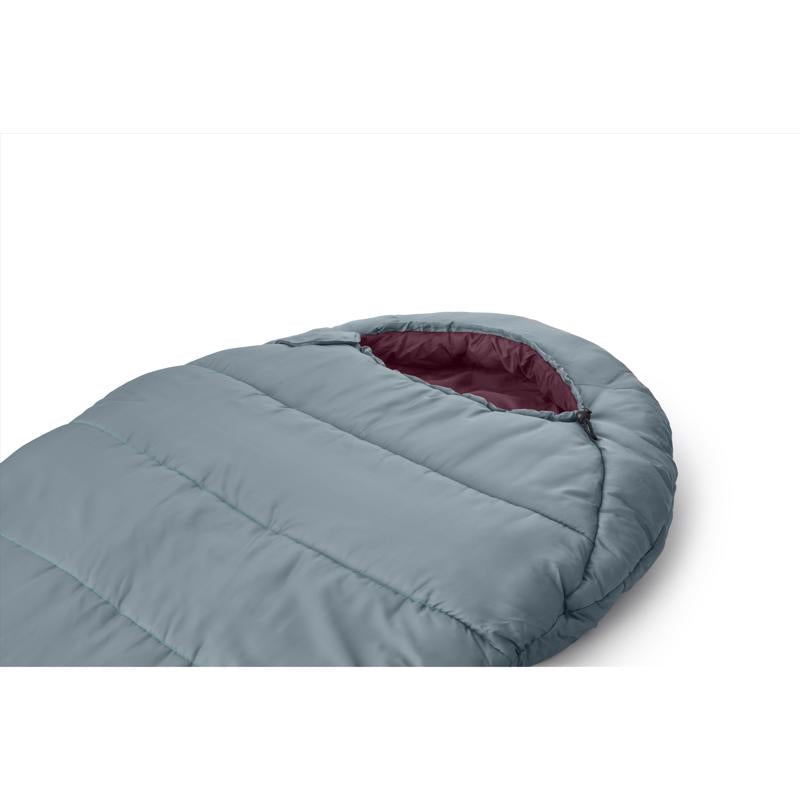 Coleman Tidelands 50 Gray/Red Sleeping Bag 5.3 in. H X 32 in. W X 79 in. L 1 pc