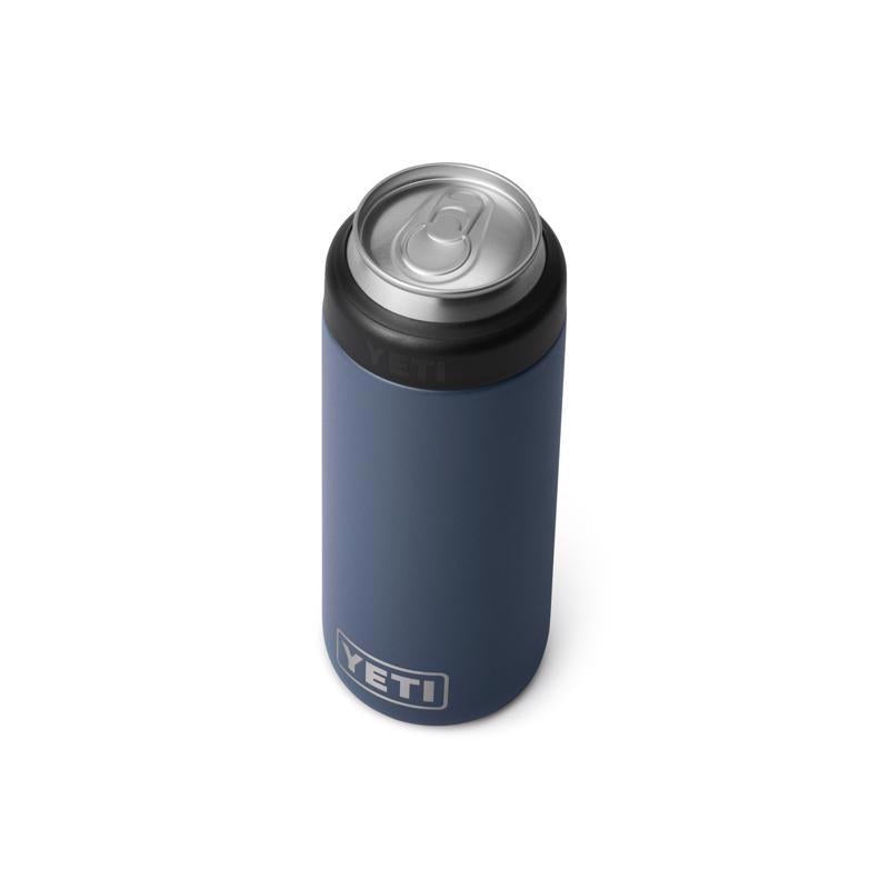 YETI Rambler 12 oz Colster Navy BPA Free Slim Can Insulator