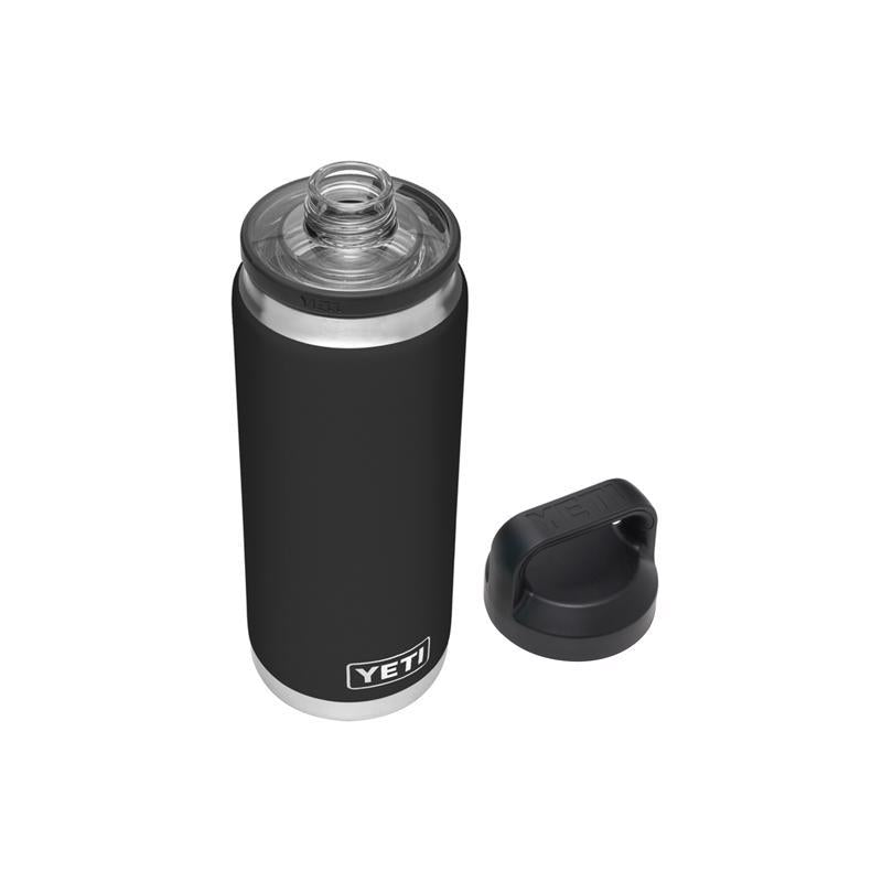 YETI Rambler 26 oz Black BPA Free Bottle with Chug Cap