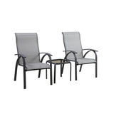 Living Accents Roscoe Black Square Glass Slat Top Side Table