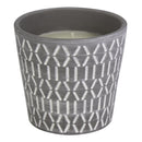 Outdoozie Assorted Ceramic 4 in. H Zander Dash Citronella Candle