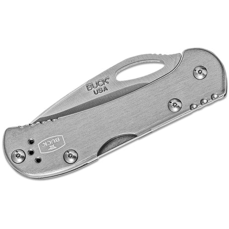 Buck Knives Mini SpitFire Gray 420 HC Steel > 6 in. Pocket Knife