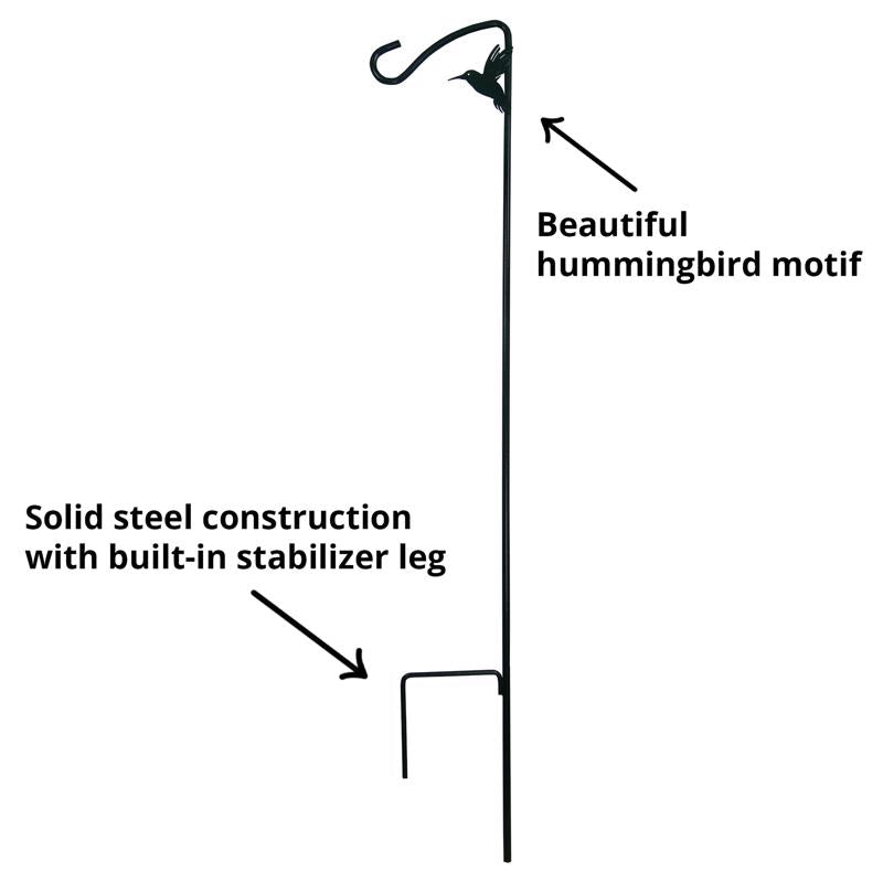 More Birds 42 in. H X 0.4 in. W X 7.4 in. D Bird Feeder Hook