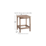 Signature Design by Ashley Sundown Treasure Brown Rectangular Plastic Contemporary End Table