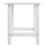 Signature Design by Ashley Sundown Treasure White Rectangular Plastic Contemporary End Table