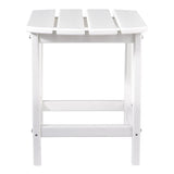 Signature Design by Ashley Sundown Treasure White Rectangular Plastic Contemporary End Table