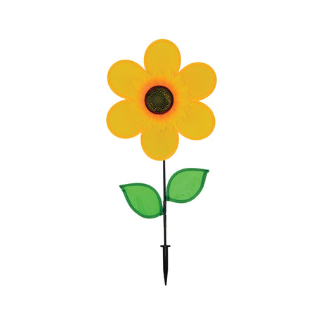 In The Breeze Assorted Nylon 12 in. H Sunflower Garden Stake Spinner
