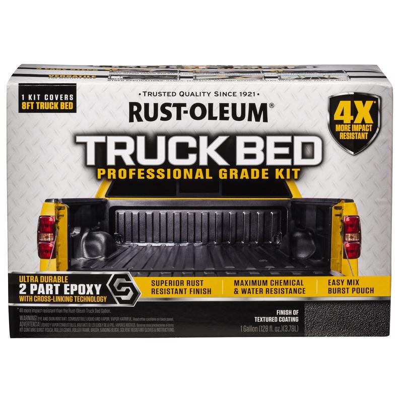 Rust-Oleum Professional Grade Textured Black Truck Bed Liner Kit 128 oz