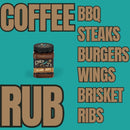 Chef J's BBQ Provisions Island Boys Coffee BBQ Rub 7 oz