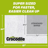 Crocodile Cloth Grill Wipes 80 wipes 3.5 in. H X 15 in. L X 10 in. W 1 pk