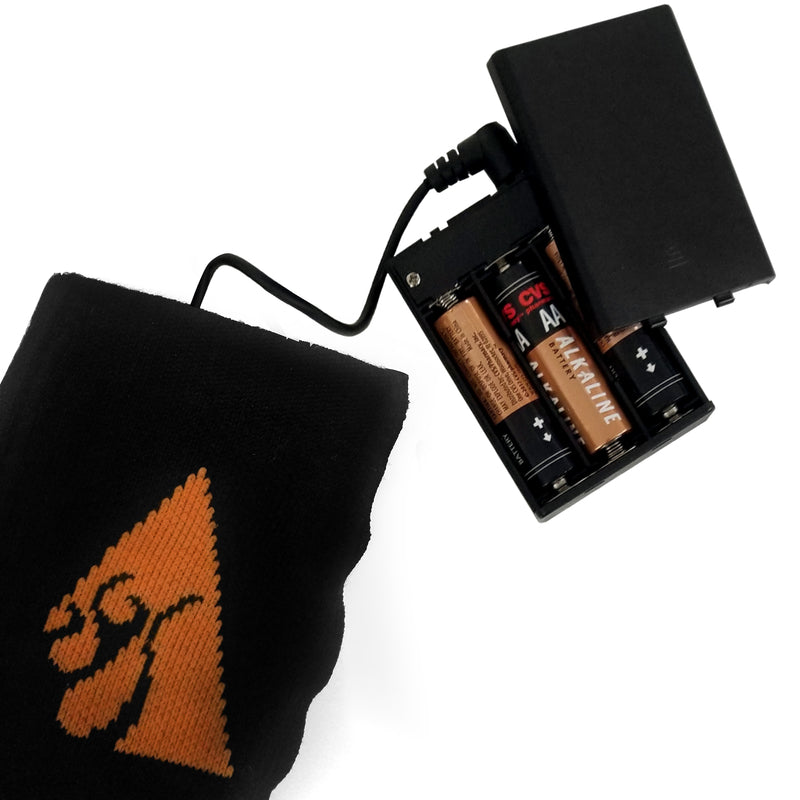 ActionHeat Unisex Heated L/XL Socks Black