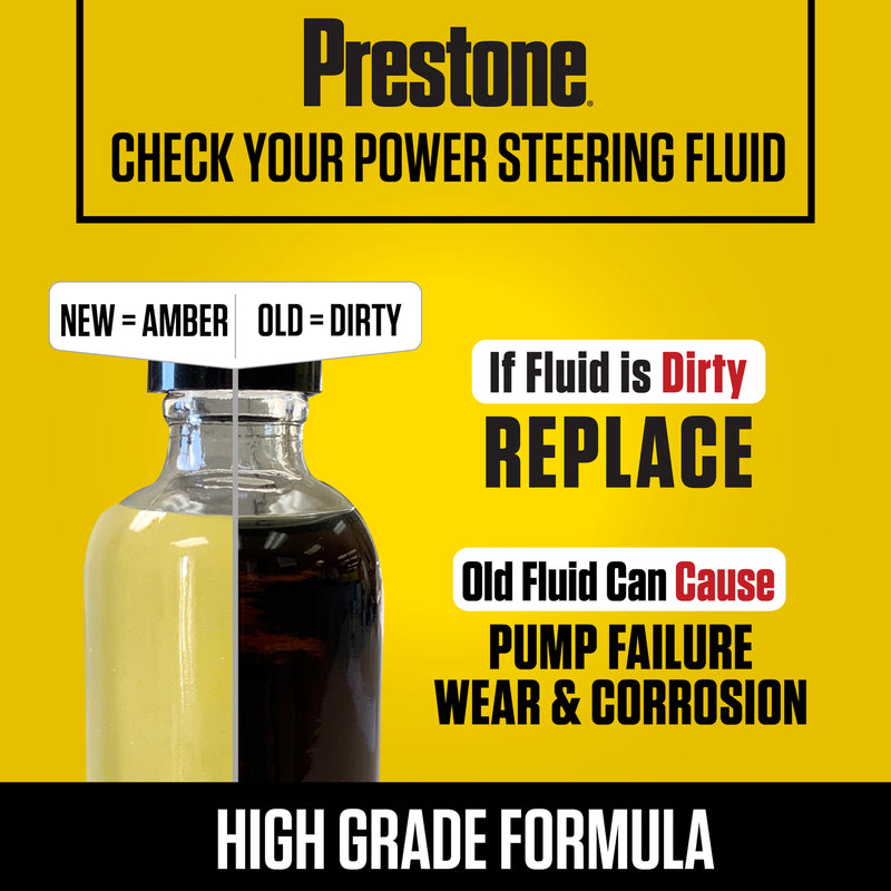Prestone Power Steering Fluid/Stop Leak 12 oz