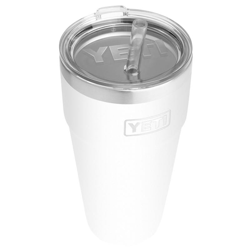 YETI Rambler 26 oz White BPA Free Straw Cup