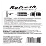 Refresh Your Car! Fresh Clover Scent Car Vent Clip Solid 6 pk