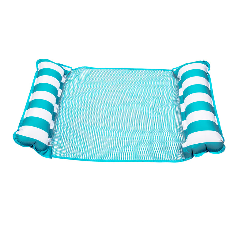 Aqua Swim Assorted Fabric/Mesh Inflatable 4-in-1 Monterey Hammock Pool Lounge